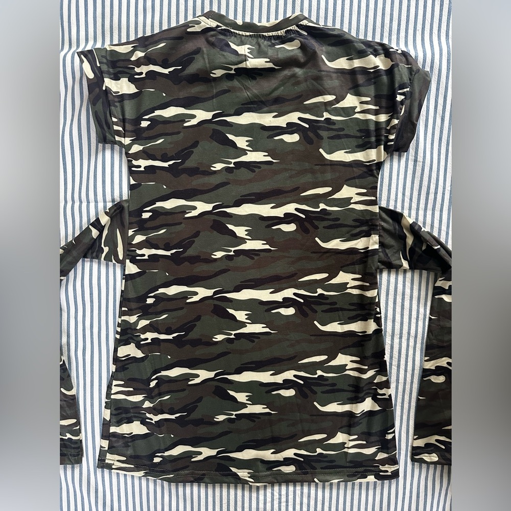 Kids Camouflage Casual Dress